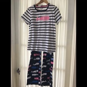 Little Blue House two piece pajama set